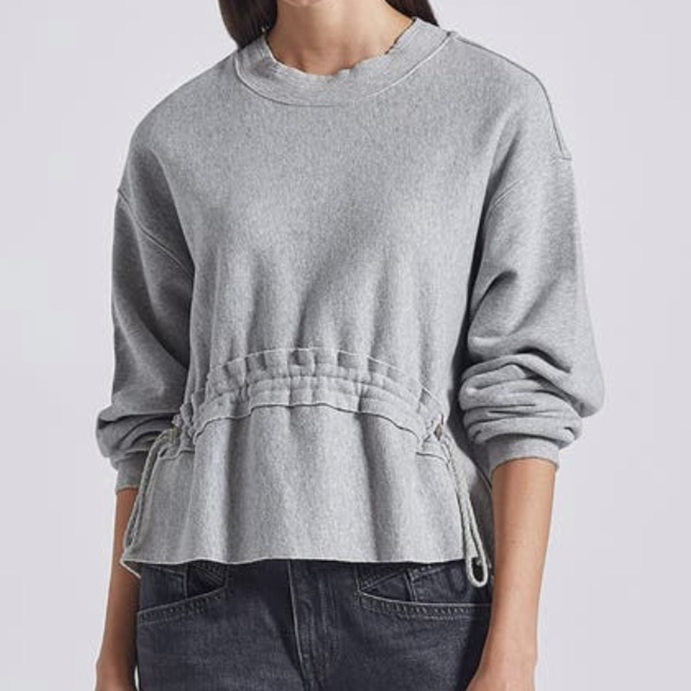 🏹 CURRENT/ELLIOTT Bloom Gathered Sweatshirt size S